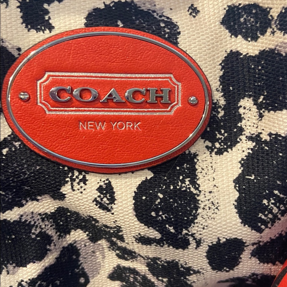 Coach EUC HTF Legacy Ocelot Large Tote - Picture 4 of 17